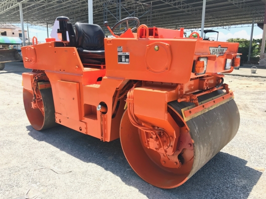 รถบดล้อเหล็ก4ตันHAMMรุ่นDV3.22Hรถนอกนำเข้าไม่เคยใช้งานในไทยสั่นสเทือน2ล้อสภาพดีLine:Jiraroj2909