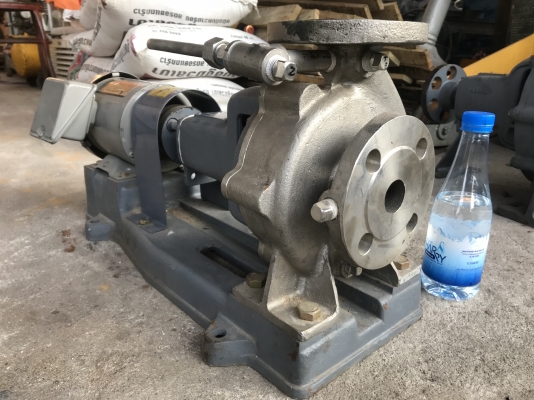 ขายชุดปั้มน้ำหอยโข่งหัวสแตนเลส Ebara 0.5HP. 220V 3สาย ใบพัด+หัวปั้มสแตนเลส ของใหม่ไม่เคยใช้งาน ราคา 7,500 บาท