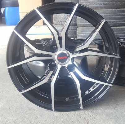 ล้อมือ2 SSW ขอบ15 4รู100 กว้าง7 ET35  4 ล้อ