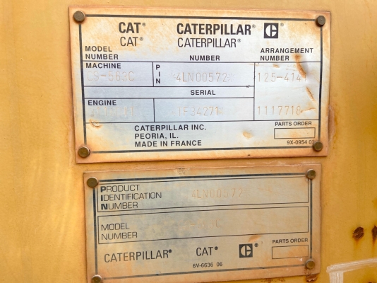 Caterpillar CS-563C : รถบด12 ตัน นำเข้าจากญี่ปุ่น โทร. 080-6565422 (หนิง)