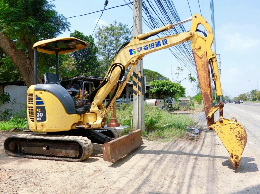 KOMATSU 30MR-3 ขนาดPC-30 อามยาวพิเศษ <มีVDOให้ชม> รถเก่านอกแท้☎️ติดต่อ 085-5632278 (ราคาต่อรองได้)