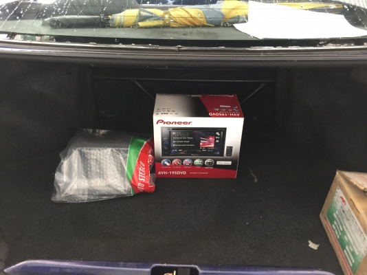 ขายวิทยุจอ 2 DIN PIONEER รุ่น AVH-195DVD ปี 2017