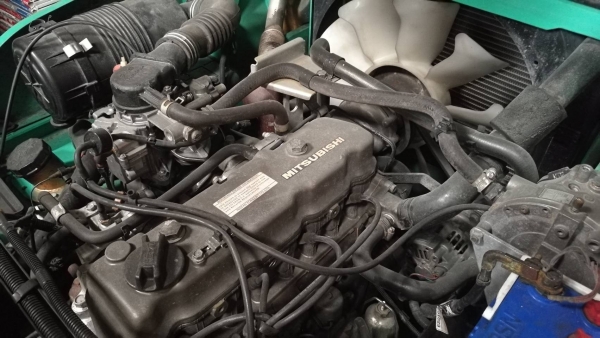 โฟล์คลิฟท์ มิตซู 3 ตัน เสา3เมตร เกียร์ออโต้