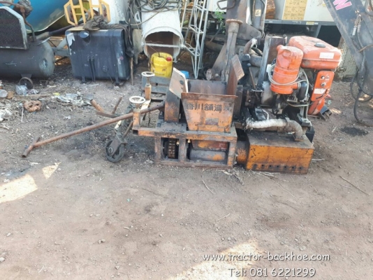 ขาย เครื่องผสมยางมะตอย เครื่องมิกซ์ยางมะตอย สำหรับงานซ่อมแซม ปะถนน ลานจอดรถ พื้นถนน เก่าญี่ปุ่น พร้อ
