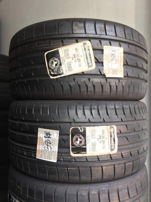 ขายยางใหม่ CONTINENTAL ContiSportContact 3 265-35-19 ปี14 คู่ละ 7,500 บาท