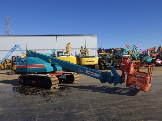 บูมลิฟต์ AICHI SR182 ขนาดความสูง 18 เมตรเต็ม นำเข้าจากญี่ปุ่น ราคาไม่แพงครับ