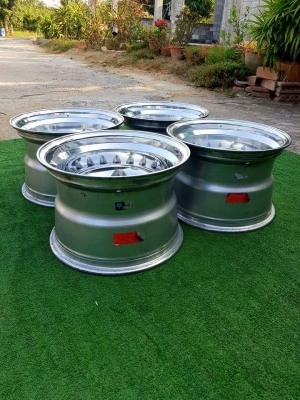 ขายล้อ MICKEY THOMPSON แท้ ขอบ 15 กว้าง 10" ออฟลบ 46 สวยๆ
