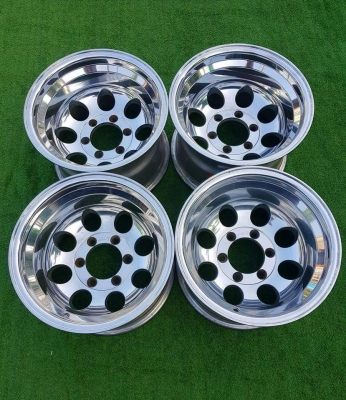 ขายล้อ MICKEY THOMPSON แท้ ขอบ 15 กว้าง 10" ออฟลบ 46 สวยๆ