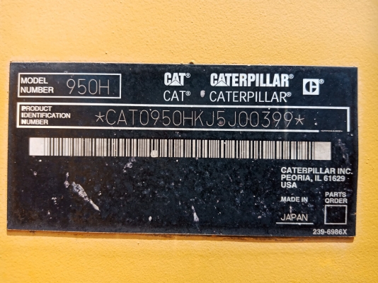 ถึงไทยแล้วครับ 2/3/2561 CAT 950H รุ่นใหม่ สภาพสวย ปี2012 นำเข้าจากญี่ปุ่น โทร.090-986-2521 อ๊อบ