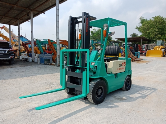 ขาย รถโฟคลิฟท์ MITSUBISHI 1.5ตัน นำเข้าจากญี่ปุ่น โทร.090-986-2521 อ๊อบ