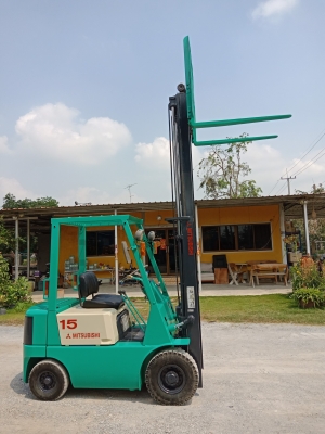 ขาย รถโฟคลิฟท์ MITSUBISHI 1.5ตัน นำเข้าจากญี่ปุ่น โทร.090-986-2521 อ๊อบ