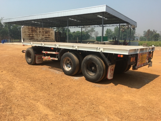 ขายหางพ่วงสามมิตรพื้นเรียบ3คานยาว7เมตร ขายหางพ่วงสามมิตรพื้นเรียบ3คานยาว7เมตร