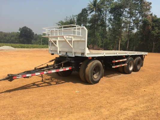 ขายหางพ่วงสามมิตรพื้นเรียบ3คานยาว7เมตร