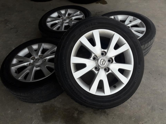 ขายล้อแม็ก mazda 3 16"&times;6.5" สนใจติดต่อร้าน ก.เจริญการยางครับ 081-3747940