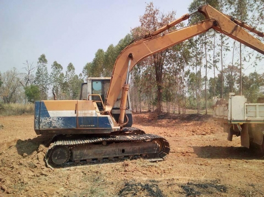 KOMATSU PC120-5 รถใช้งานได้ปกติ อยู่หน้างาน เครื่องดี ช่วงล่างดี เอกสารอินวอยส์