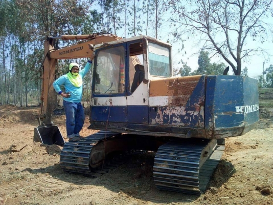 KOMATSU PC120-5 รถใช้งานได้ปกติ อยู่หน้างาน เครื่องดี ช่วงล่างดี เอกสารอินวอยส์