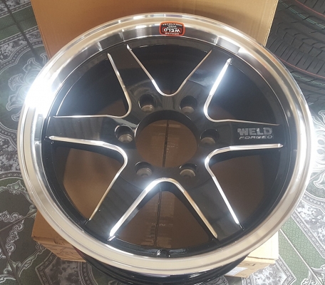 ล้อใหม่ Weldขอบ16 กว้าง7.5 6รู139 ET15  4 ล้อ