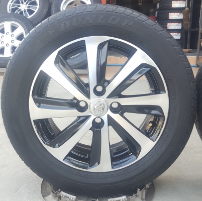 ขายล้อTOYOTA  Vios หน้าเงาดำ พร้อมยาง  4 ล้อ