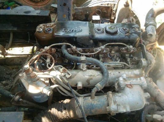 ขายด่วน ISUZU NPR59L รถหกล้อดั้มประกอบเครื่อง110 แรงเกียร์ร็อก คัชชีสวย มีชโลร์ท้ายF ยางพร้อมใช้งาน 