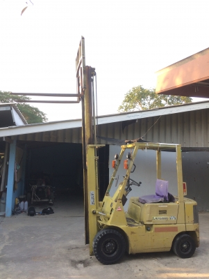 ขายรถฟอร์คลิฟต์ Mitsubishi FG15 ขนาด1.5 ตัน มือ 2 เก่าญี่ปุ่น