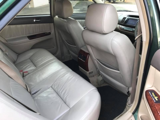 toyota camry 2.4G ท็อปสุด ปี03 เซนเซอร์รอบทิศทาง เบาะไฟฟ้า ไฟหน้าออโต้ ม่านหลัง ติดแก๊สหัวฉี