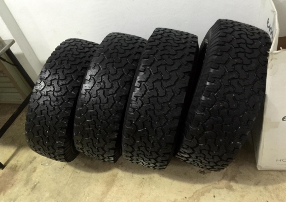 ยาง BF ko All-Terrain 285 75 16 สภาพดี ถูกๆ 4เส้น ยาง BF ko All-Terrain 285 75 16 สภาพดี ถูกๆ 4เส้น