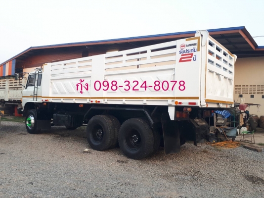 Hino Sumo 227 เครื่องเดิม เกียร์ 3M ดั้มสามมิตรแท้ สโลว์กลาง มีระบบลากพ่วง ยางดี คัทซีสวย แอร์ครบ พร้อมใช้งาน เล่มพร้อมโอน
