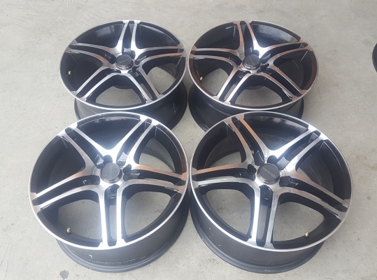 ล้อมือ2 ขอบ17 4รู100 หน้า7.5 ET35 4 ล้อ