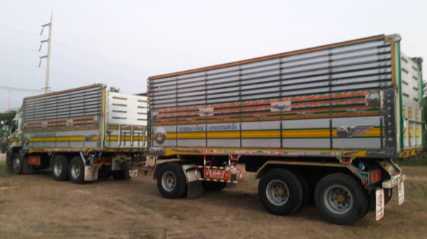 พ่วง 22 ล้อ ฮีโน่ FM2P 380 กระบะมิเนียมดั้ม - อู่ซุ่นชัยชุดใหญ่ ไมล์ 389,000 กม.ใช้งานน้อย ใส่ของได้ 30 ตันกว่าๆ