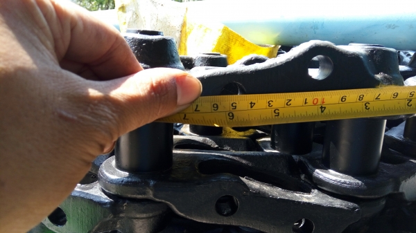 โซ่pc40-7 มี2คู่ของใหม่ราคาคู่ละ25000บาทครับ