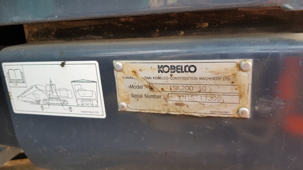ขายดาวน์รถแบ็คโฮ KOBELCO SK200 Mark 10 ใช้งานเพียง 1 พันชั่วโมง สภาพนางฟ้า สวย ไม่มีที่ติ ขายดาวน์รถแบ็คโฮ KOBELCO SK200 Mark 10 ใช้งานเพียง 1 พันชั่วโมง สภาพนางฟ้า สวย ไม่มีที่ติ