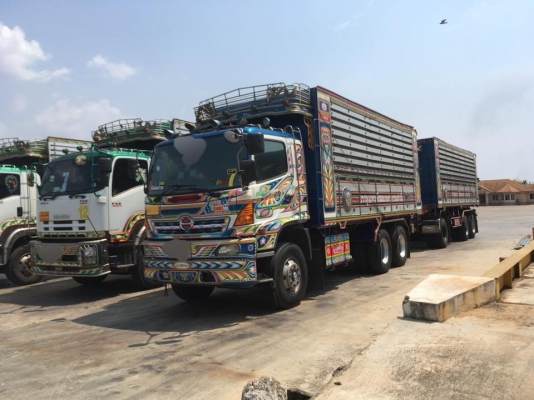 Hino 380 แรง ปี 52 แม่ลูกดัมพ์มิเนียมอู่ซุ่นชัย ลูก 3 เพลาแท้ พร้อมใช้งาน