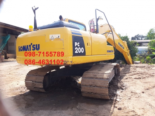 ขาย!! >>> Komatsu Pc200 รุ่น 8 สภาพดี พร้อมลุยงาน ช่วงล่างเต็ม ไฟฟ้าครบ <<< เบอร์ติดต่อ 098-7155789 086-4631102