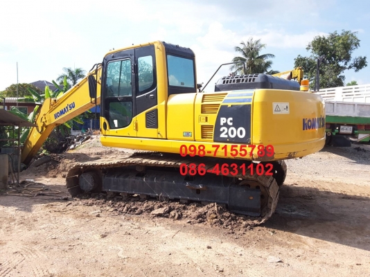 ขาย!! >>> Komatsu Pc200 รุ่น 8 สภาพดี พร้อมลุยงาน ช่วงล่างเต็ม ไฟฟ้าครบ <<< เบอร์ติดต่อ 098-7155789 086-4631102