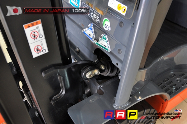 ขายรถโฟล์คลิฟท์มือสอง TOYOTA รุ่น 8FG15-31782 นำเข้าจากประเทศญี่ปุ่น 100\% ไม่เคยใช้งานในไทย