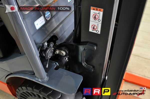 ขายรถโฟล์คลิฟท์มือสอง TOYOTA รุ่น 8FG15-31782 นำเข้าจากประเทศญี่ปุ่น 100\% ไม่เคยใช้งานในไทย