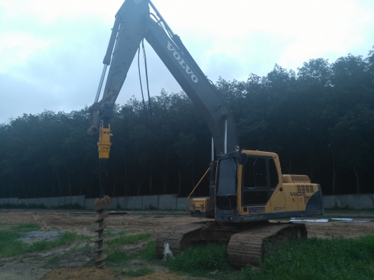 มอเตอร์สว่านเจาะดิน WIN ติดแมคโครรับประกัน 1ปี ของใหม่!!