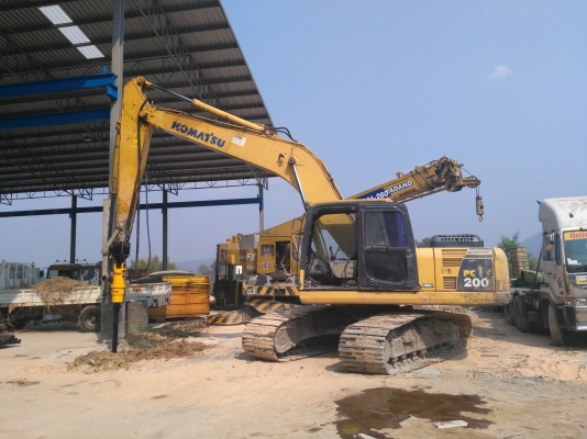 มอเตอร์สว่านเจาะดิน WIN ติดแมคโครรับประกัน 1ปี ของใหม่!!