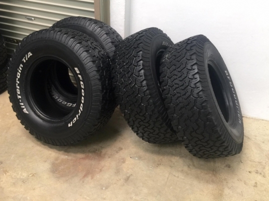 ยาง BF ko All-Terrain 285/75/16 ดอกยังเหลือหนาๆ สภาพดี 4เส้นถูกๆ ยาง BF ko All-Terrain 285/75/16 ดอกยังเหลือหนาๆ สภาพดี 4เส้นถูกๆ