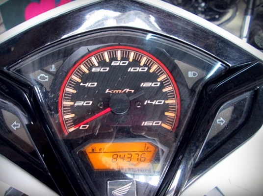 click 125i 2013 สีน้ำเงิน สภาพดี เครื่องดี สีสวย 28900