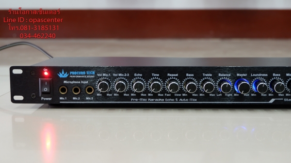 ปรีแอมป์ Proeuro tech รุ่น EP-980 ขับซับได้ สภาพดี ใช้ได้ปกติ