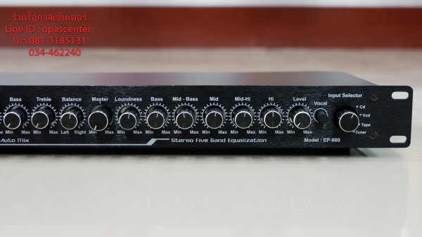 ปรีแอมป์ Proeuro tech รุ่น EP-980 ขับซับได้ สภาพดี ใช้ได้ปกติ ปรีแอมป์ Proeuro tech รุ่น EP-980 ขับซับได้ สภาพดี ใช้ได้ปกติ