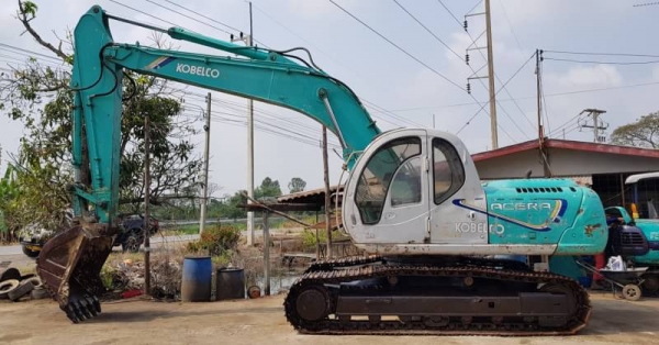 ขายด่วนรถแบคโฮKOBELCO-SK200MARK5มาร์ไฟร์ระบบลายหัวกะแทกรถนอกเพิ่งนำเข้ามายังไม่เคยใช้งานในเมืองไทยเลย