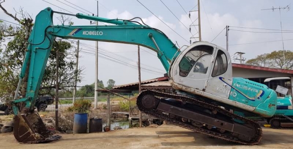 ขายด่วนรถแบคโฮKOBELCO-SK200MARK5มาร์ไฟร์ระบบลายหัวกะแทกรถนอกเพิ่งนำเข้ามายังไม่เคยใช้งานในเมืองไทยเลย