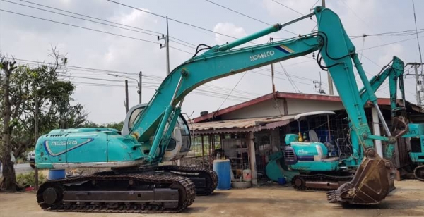 ขายด่วนรถแบคโฮKOBELCO-SK200MARK5มาร์ไฟร์ระบบลายหัวกะแทกรถนอกเพิ่งนำเข้ามายังไม่เคยใช้งานในเมืองไทยเลย