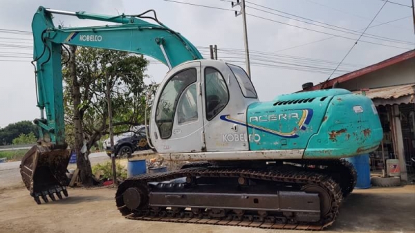ขายด่วนรถแบคโฮKOBELCO-SK200MARK5มาร์ไฟร์ระบบลายหัวกะแทกรถนอกเพิ่งนำเข้ามายังไม่เคยใช้งานในเมืองไทยเลย