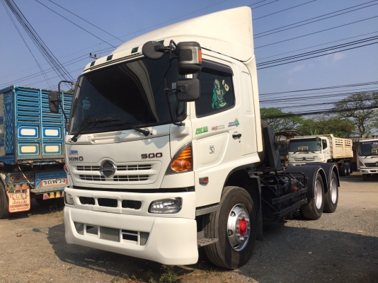 Hino 344 แรง ปี 56 ยางเรเดียลดีทุกเส้น เดิมๆ พร้อมใช้งาน ทะเบียนพร้อม