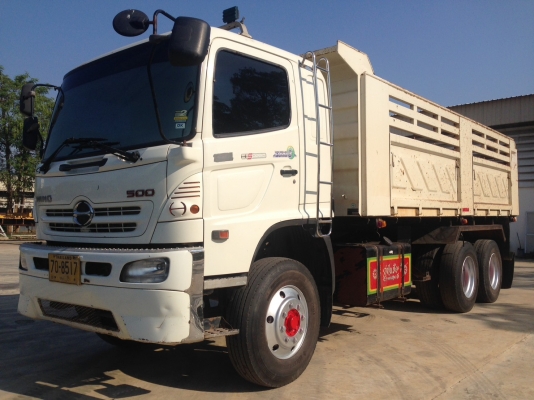 Hino 344 แรง ปี 53 แม่เดี่ยวดัมพ์ มีระบบลากลูก รถสวยพร้อมใช้งาน