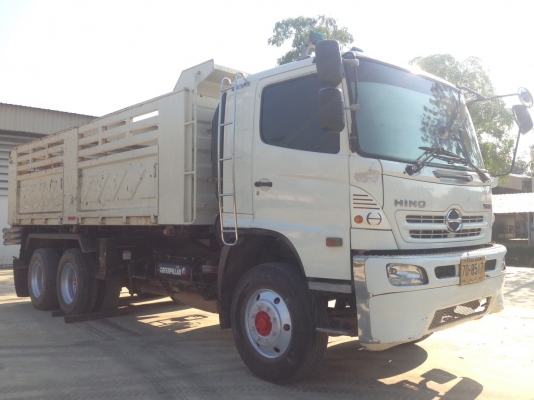 Hino 344 แรง ปี 53 แม่เดี่ยวดัมพ์ มีระบบลากลูก รถสวยพร้อมใช้งาน