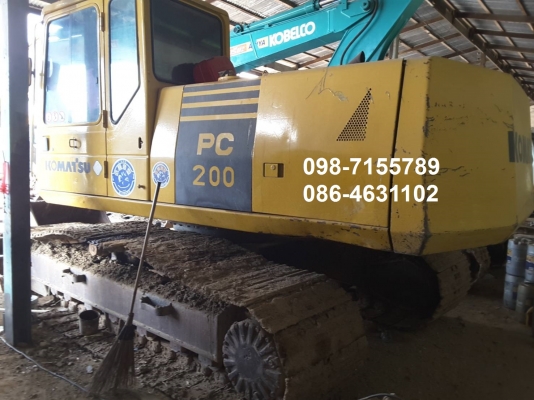ขาย!! >>> Komatsu Pc200 รุ่น 5 คอนโทรนสั้น ไฟฟ้าครบ พร้อมลุยงาน <<< เบอร์ติดต่อ 098-7155789 086-4631102